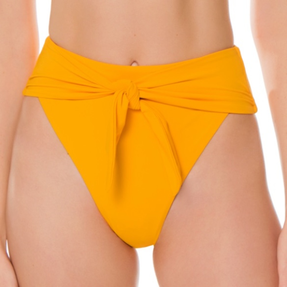Onia x We Wore What Riviera Bottoms Bikini Black